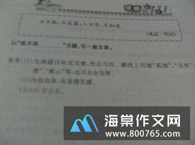 这就是我初一作文300字左右