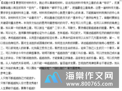 抉择高一作文600字