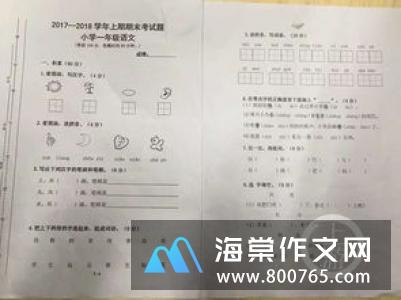 1 1=几小学一年级作文