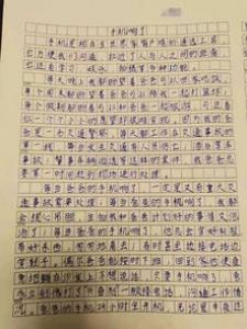 竹之心初一作文
