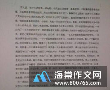 这就是我的初一优秀作文400字