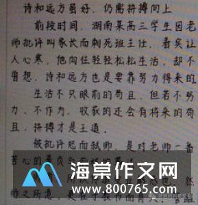 教育的灵魂高一作文