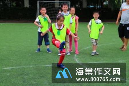 足球赛的小学二年级作文