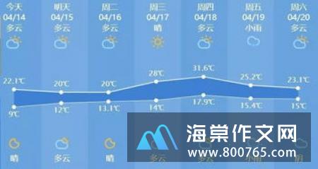 一场小雨初一作文