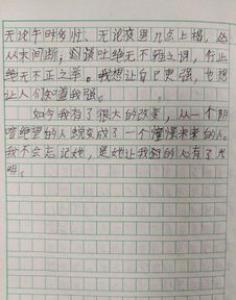 女孩子的心事初一作文