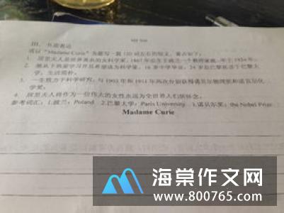 撑开一把荷伞高一作文